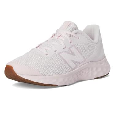 Imagem de New Balance Tênis de corrida unissex infantil Fresh Foam Arishi V4 com cadarço, Granito rosa/rosa de meados do século, 20 BR GG