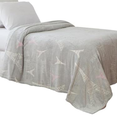 Imagem de Manta Cobertor Infantil Que Brilha No Escuro - Estampa Paris