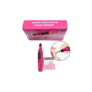 Imagem de Kit de torno elétrico para manicure e pedicure para uso profissional -