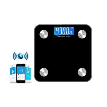 Imagem de Balança corporal Bluetooth inteligente OKOK International Black - Ligh