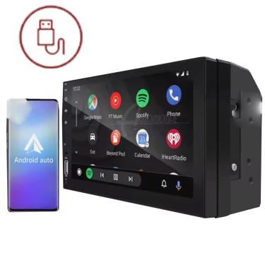 Imagem de Cental Multimidia 7" MP5 USB SD Bluetooth Touch Espelhamento