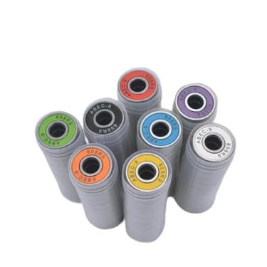 Imagem de 16 peças ABEC-608 Rolamentos 2RS rolamento de skate em linha antiferrugem rolamento de roda selado 8 * 22 * 7 mm rolamento