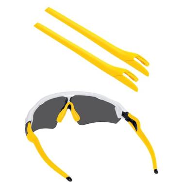 Imagem de BLAZERBUCK Meias auriculares de substituição para óculos de sol Oakley Radar EV Path/Pitch - Amarelo