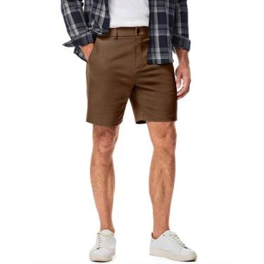 Imagem de Shorts JMIERR Hybrid Chino para homens, Slim Fit, 18 cm, costura inter