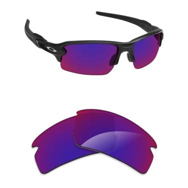 Imagem de Alphax Lentes de reposição Midnight Indigo espelhadas não polarizadas para óculos de sol Oakley Flak 2.0 S OO9511