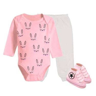 Imagem de Kit 3 Pçs Roupinha de Bebê Body Enxoval Maternidade  - Koala Baby, Men