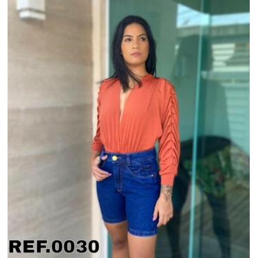 Imagem de Short jeans feminino - FLIPER JEANS, Azul, 42