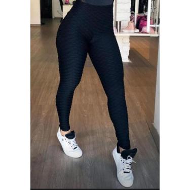 Imagem de Legging preta canelada - Heline Modas, GG