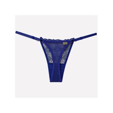 Imagem de Calcinha Fio dental azul - Miess 