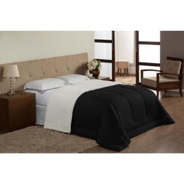 Imagem de Coberdrom Casal Queem - Linda Casa, Preto