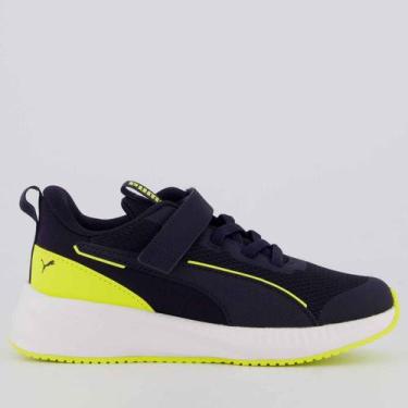 Imagem de Tênis Puma Flyer Lite 3 AC+ PS Infantil Marinho, 31