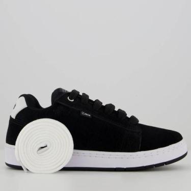 Imagem de Tênis Qix Chorão Collab Allan Mesquita Preto e Branco, 40