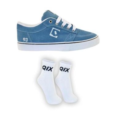 Imagem de KIT Tênis QIX Ninety Three e MEIA QIX Vulcan Conforto Baixo Básico, 40