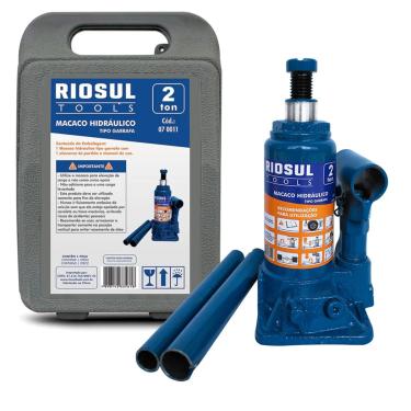 Imagem de Macaco Hidráulico 2T com Maleta R070011 Riosul Tools