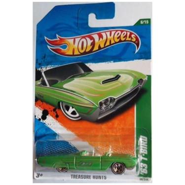 Imagem de Carrinho Hot Wheels 1963 Ford Thunderbird Conversível 63 TBird Edição Especial Verde -Mattel