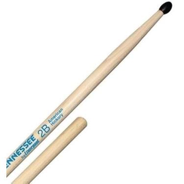 Imagem de Baqueta Liverpool Tennessee American Wood Hickory Nylon (Padrão 2B) TNHY-2BN Ponta de Nylon
