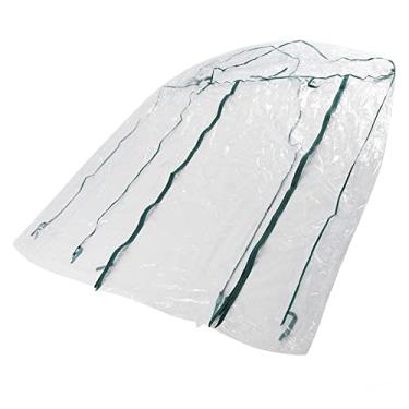 Imagem de GLOGLOW Mini Cobertura de Estufa Walk-in, Abrigo de Plantas de PVC de 4 Camadas para Uso Interno e Externo, 56,30 X 28,74 X 76,77 pol., Bom para Mudas e Ervas