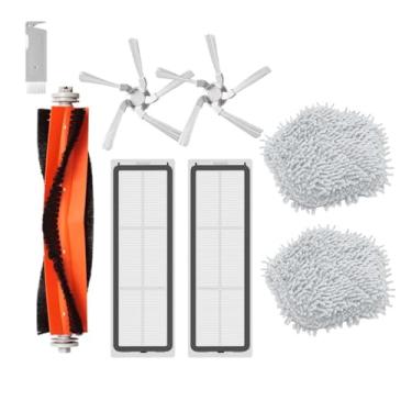 Imagem de Mop Cloth Compatible With XMI Dreame W10 W10 Pro Robotic Vacuum Cleaner Main Side Brush Detachable Mop Rags Stent Hepa Filter Accessories(Set12)