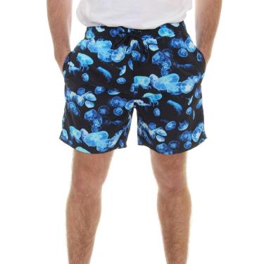 Imagem de Bermuda Forum Masculina D'Água Beachshort Jellyfish Azul Marinho-Masculino