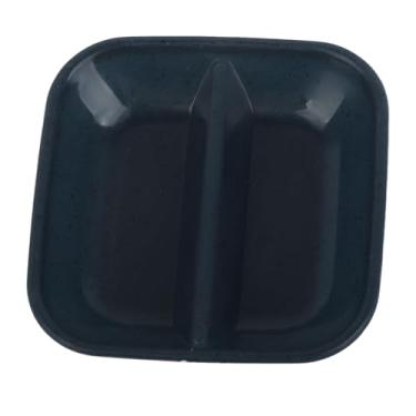 Imagem de Tigela de molho de mergulho, duas divisões, temperos, tigela de servir, acompanhamentos de sushi, para casa, cozinha, panela quente, restaurante, churrasco, festa, jantar (azul)