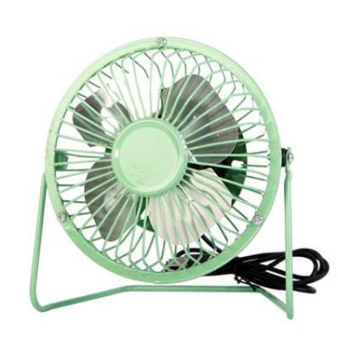 Imagem de Pacote com 1 mini cabo USB sem bateria, ventiladores de plugue para casa, escritório, quarto, verde