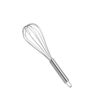 Imagem de Batedor Manual Fouet Inox Utensílio Massas Ovos Claras em Neve Cremes e Bolos 30cm Premium