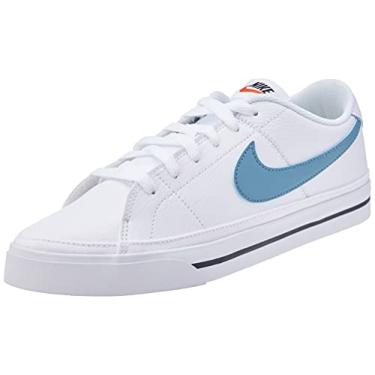 Imagem de Nike Tênis masculino de ginástica Court Legacy, Goma de cerâmica branca, marrom claro, 9.5