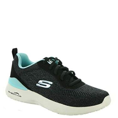 Imagem de Skechers Women's, Skech-Air Dynamight - Top Prize Sneaker - Wide Width Black Turq 8 W