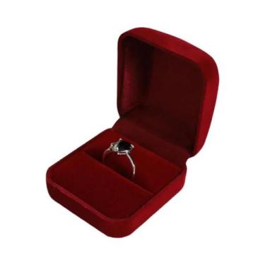 Imagem de Caixa Organizadora para Jóias - Azul, Vermelho e Preto, Vermelho Escur