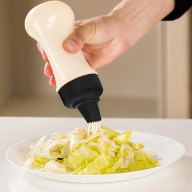 Imagem de Garrafa Universal Squeeze Molho Tomate Mel Salada Molho Recipiente Ferramenta de Cozinha, Preto, 1 Peça