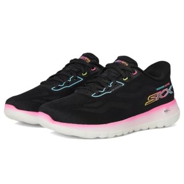 Imagem de Skechers Tênis feminino Go Walk Joy Lynzee sem cadarço, Preto/Multi, 34