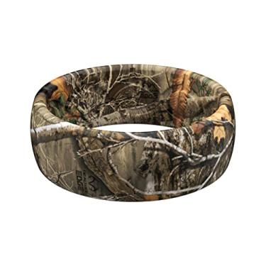 Imagem de RealTree Anel de silicone camuflado da Groove Life – Anéis de casamento de borracha respirável para homens, cobertura vitalícia, design exclusivo, anel de ajuste confortável, 14, Silicone, Sem pedras preciosas