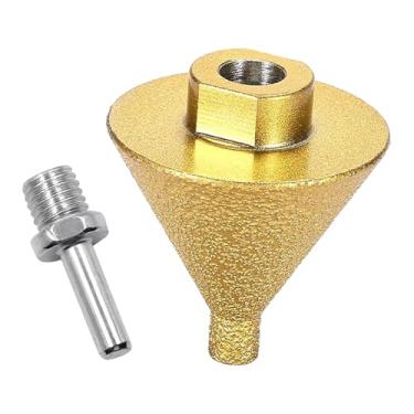 Imagem de Baoblaze Broca de chanfro de 38 mm para furos existentes, alargamento, modelagem e acabamento, para granito, porcelana, cerâmica, pedra e mármore.