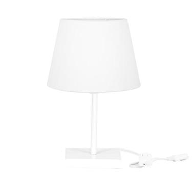 Imagem de Abajur Eros Dome Branco com Base Todo Branco Q. - MARRYLUZ