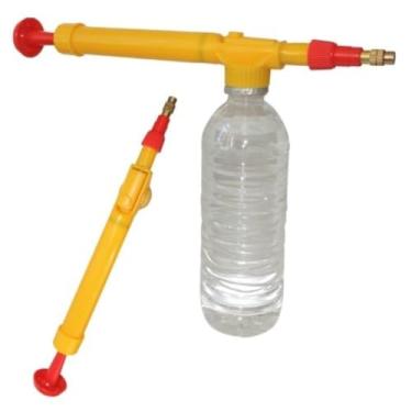 Imagem de Pulverizador Manual Ajustável Para Garrafa PET Plástico Bico Regulável Uso Doméstico e Jardinagem