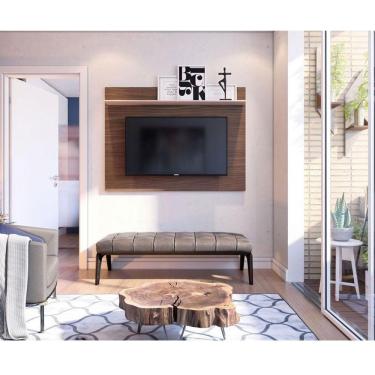 Imagem de Painel Para Tv Suspenso Ambiente Maia Nogueira Real Off White - Colibri