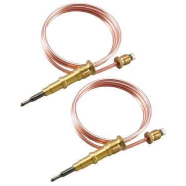 Imagem de QNHEAY Aquecedor termopar 68.6 cm adequado para Robertshaw e alguns SIT 820 NOVA Válvulas de gás Heatilator Direct Vent Lareiras Substituem 34820 446-511 72956