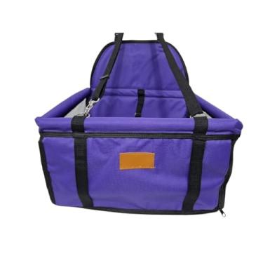 Imagem de Cadeirinha Assento Cadeira Pet de Carro para Cães Cachorro Gatos ATÉ 10KG -Transporte Passeio Viagem (Roxo)