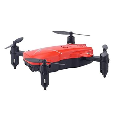 Imagem de Drone dobrável profissional quadricóptero com retenção de altitude, vermelho