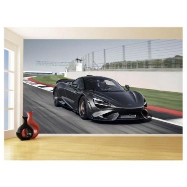 Imagem de Papel De Parede 3D Carro Mc Laren Pista Super 3,5M Car274 - Você Decor