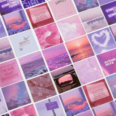 Imagem de 46 folhas de adesivos de cenário romântico para scrapbooking, agenda, diário, álbum de fotos - decalques decorativos de paisagem com padrões ricos