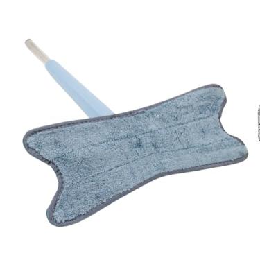Imagem de Mop de Limpeza Giratório Retangular Retrátil, Microfibra, 360°, Ajustável, 115cm, Alumínio e Plástico Resistente, 2 Panos Inclusos
