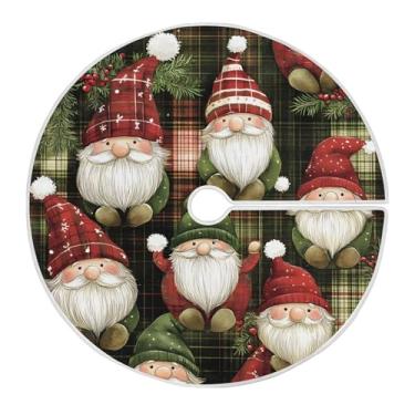 Imagem de SEHANY Saia para árvore de Natal, 122 cm, Papai Noel, vermelha, decoração de árvore de Natal, tapetes para decoração de festa de Natal em casa