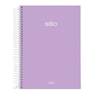 Imagem de Caderno Capa Dura 10 Mat. 160 Folhas Jandaia Lilás