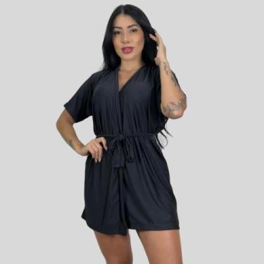 Imagem de Robe comum M/G/GG Sobretudo Conforto Linha Noite - Orquídea Lingerie, 