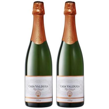 Imagem de Kit 2 Espumantes Branco Casa Valduga Brut Arte Tradicional 750ml