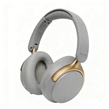 Imagem de Anjetsun Wireless Over Ear Headphones with Mic, 80H Playtime & 800mAh Fast Charge, ANC Noise Cancelling & Transparency Mode, Over The Head Headphones for Work Travel(Smoky Charcoal Mist)