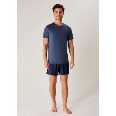 Imagem de Pijama Hering Curto Em Malha Masculino-Masculino
