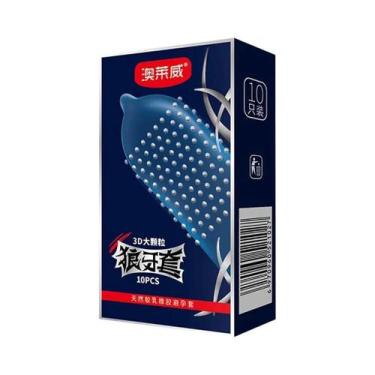 Imagem de Preservativos De Látex Para Adultos 10pcs Sensíveis Com Pontos E Textu