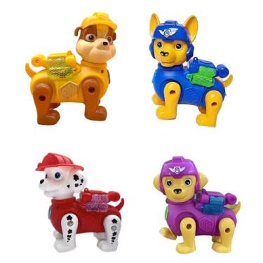 Imagem de Kit Patrulha Canina Cachorro Que Anda E Pisca - GBG STORE